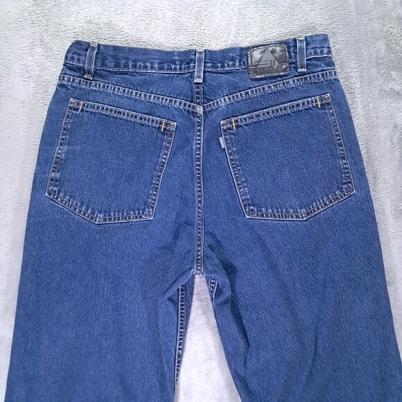Vintage Levis SILVERTAB Jean Mens 34x31, Tag 34x34 Y2K Low Loose  Blue Denim - Picture 4 of 12
